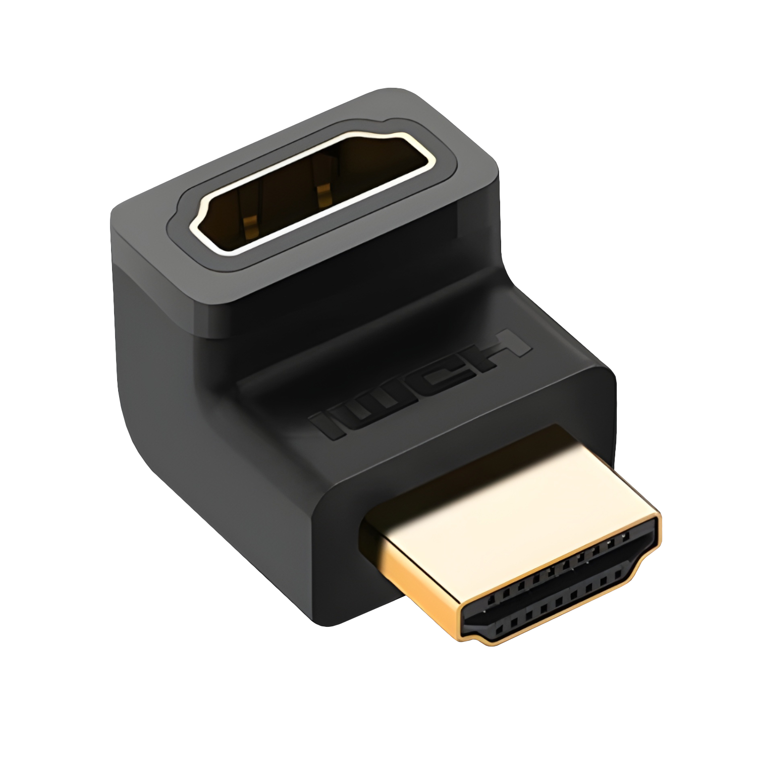 UGREEN HD112 HDMI 4K Male to Female Up-angled Connector - Black available in South Africa