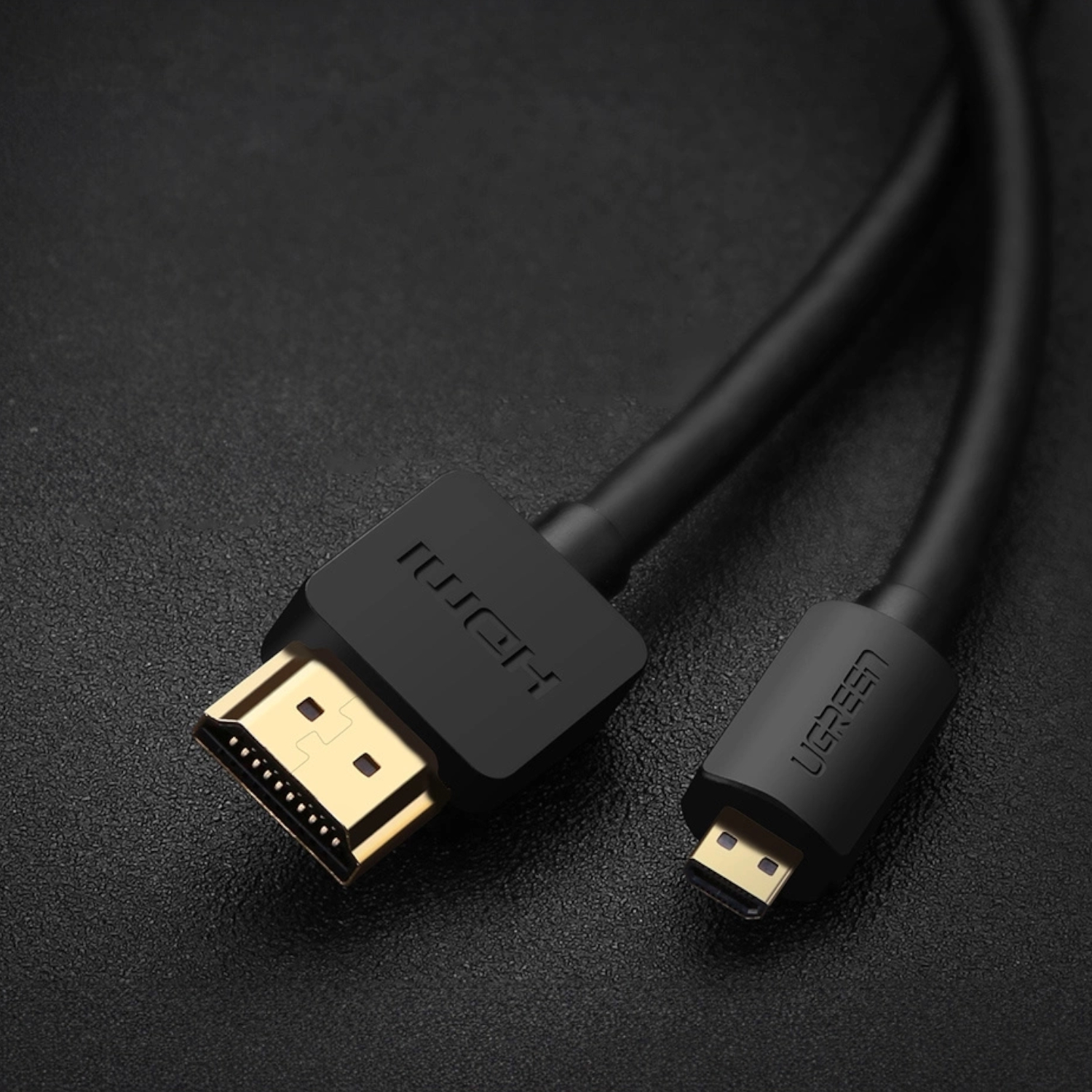 UGREEN HD127 Micro HDMI to HDMI 2.0 Cable 1.5M - Black available in South Africa