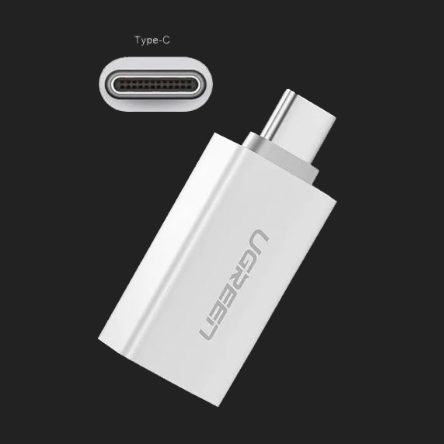 UGREEN US173 USB-A to USB Type-C Adapter - White available in South Africa