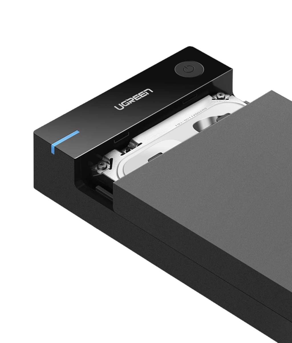 UGREEN 3.5" SATA Hard Drive USB 3.0 Enclosure 5Gbps – Black available in South Africa