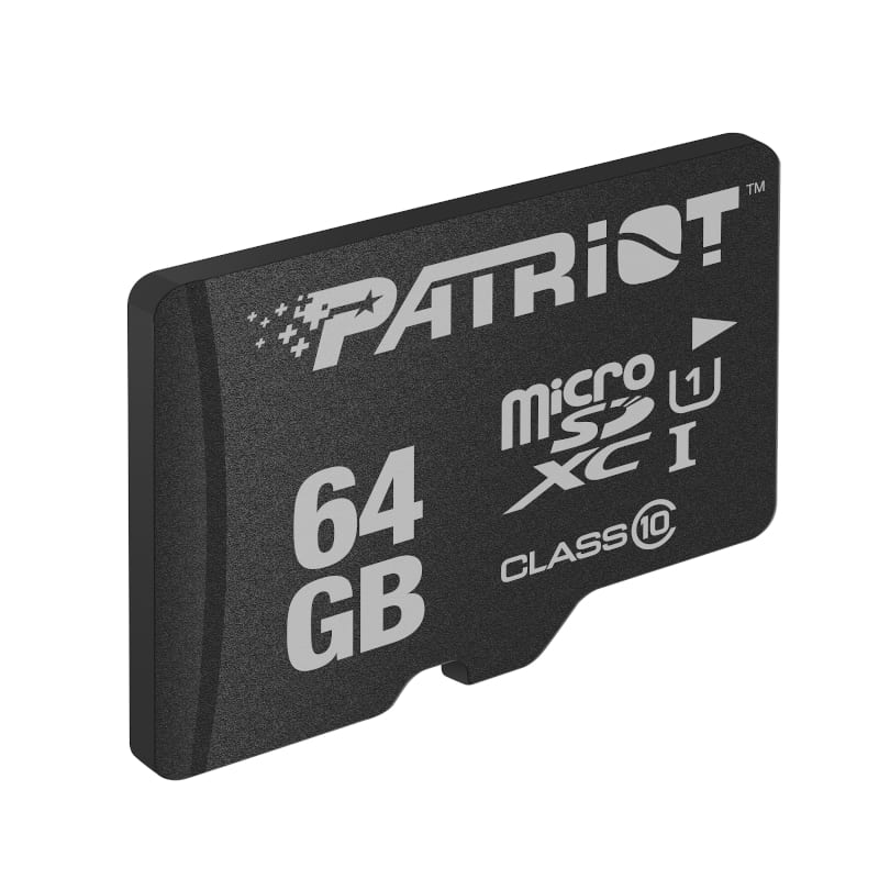 Patriot LX CL10 64GB Micro SDHC Card available in South Africa