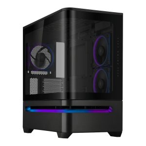 ASUS Prime AP202 ARGB Micro-ATX Gaming Chassis - Black