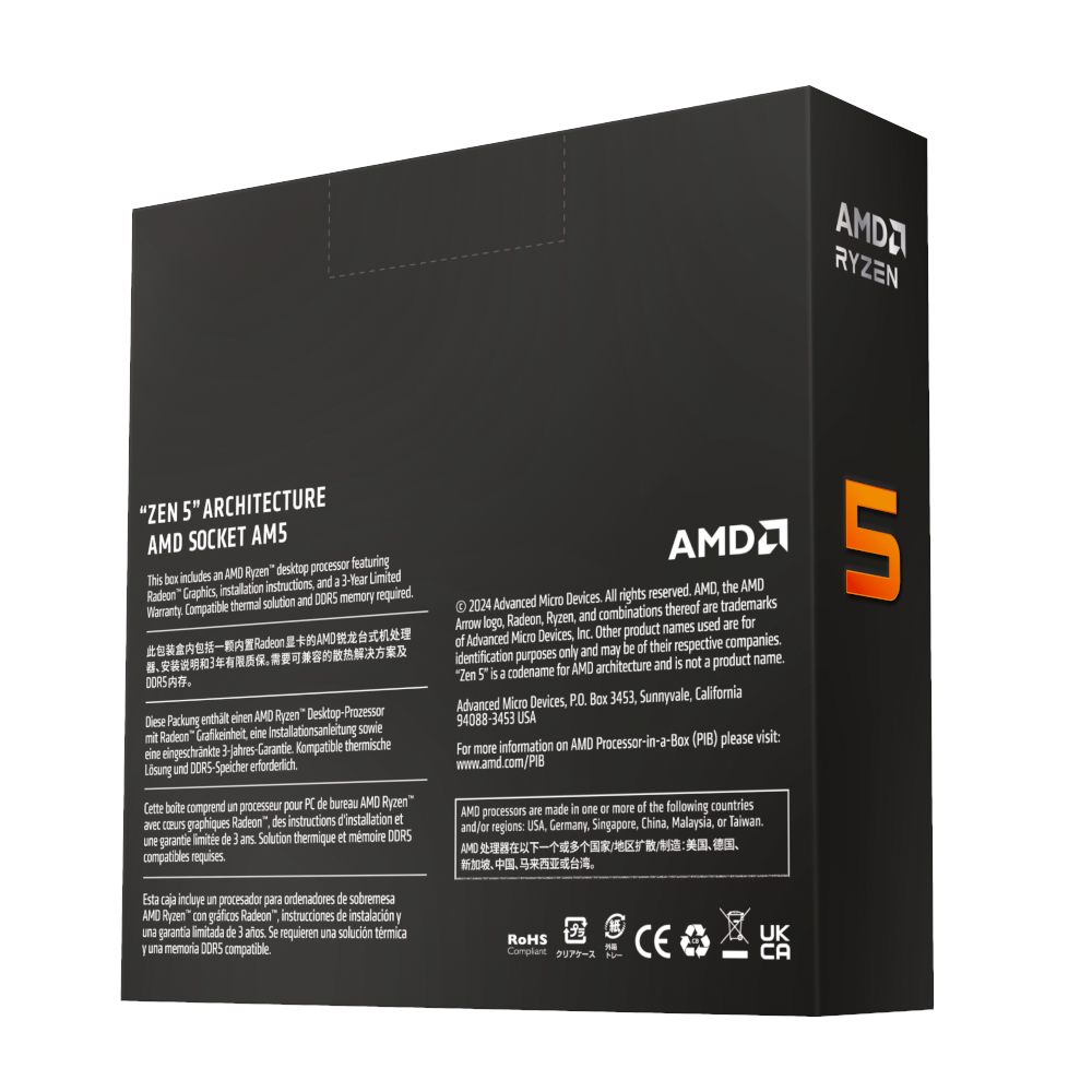 AMD RYZEN 5 9600X 6-Core 3.9GHz AM5 CPU - Image 5