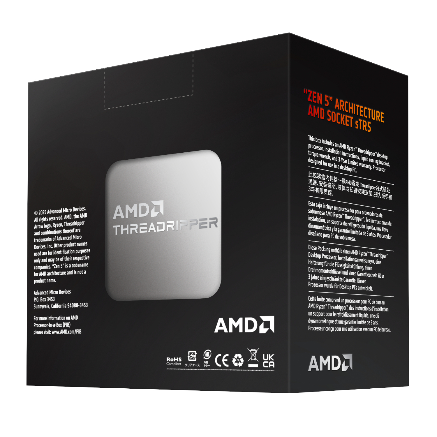 AMD Ryzen Threadripper 9970X 32-Core 4.0GHz CPU - Image 4