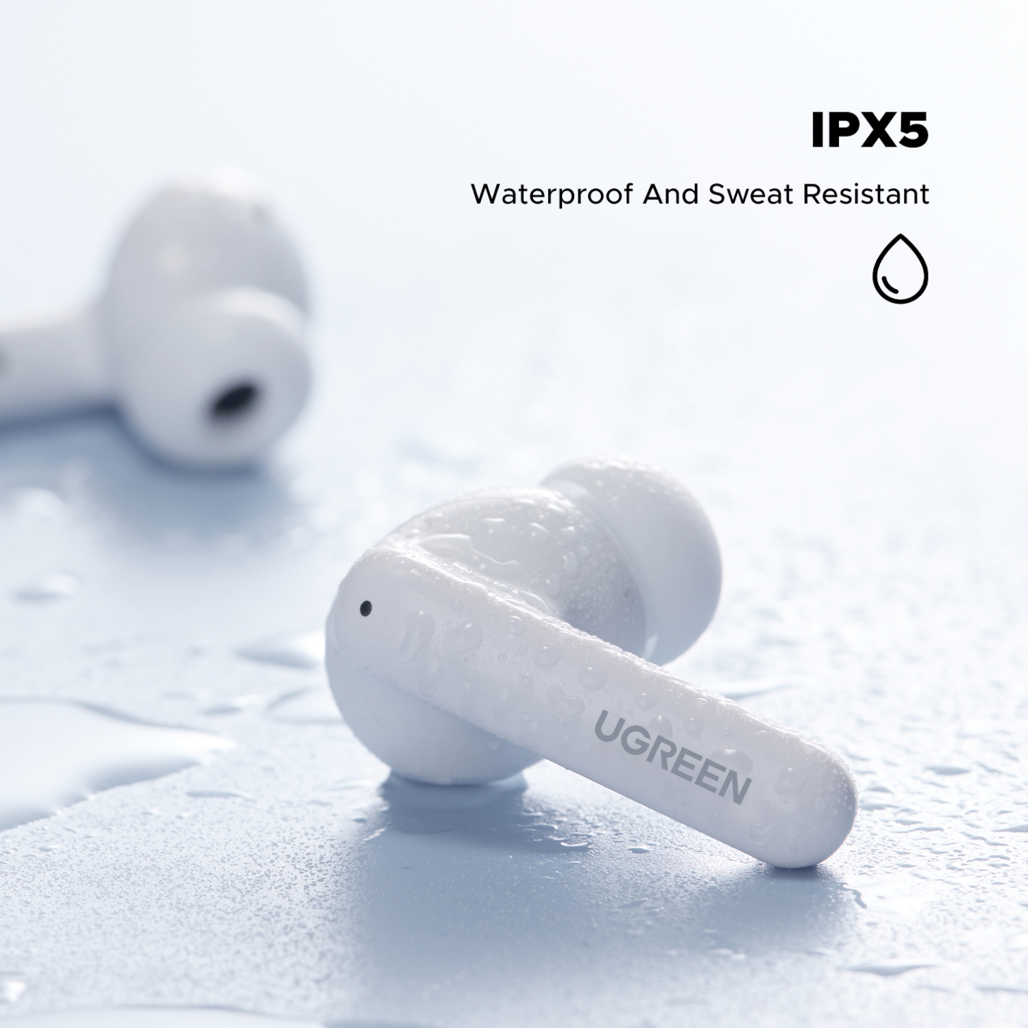 UGREEN EchoBuds Magic Wireless (In-Ear Earphones)–White - Image 5