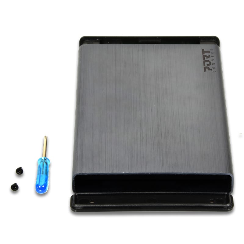 Port Connect 2.5" USB-C External HDD Enclosure Black available in South Africa