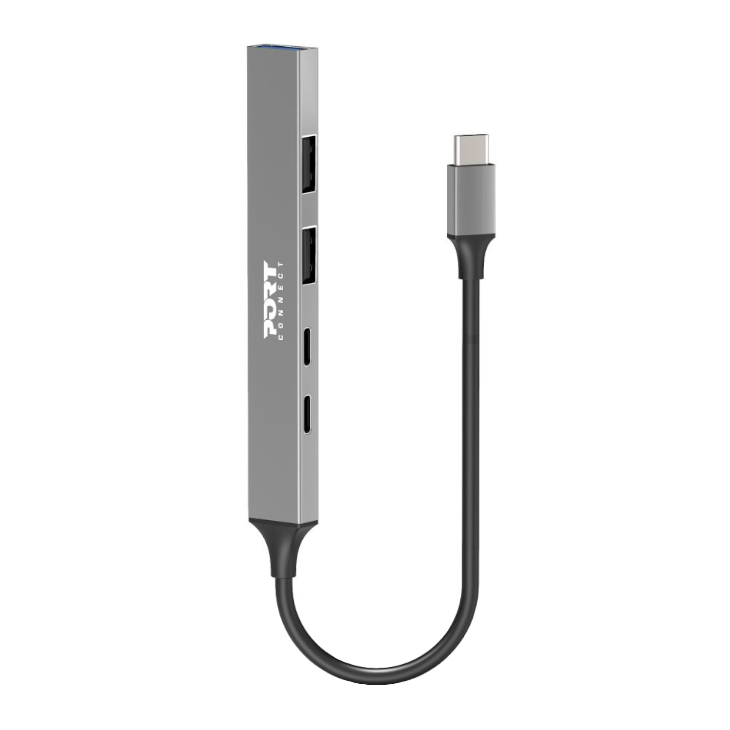 Port USB Type-C Hub 4 x USB + 1 x Charging Port available in South Africa
