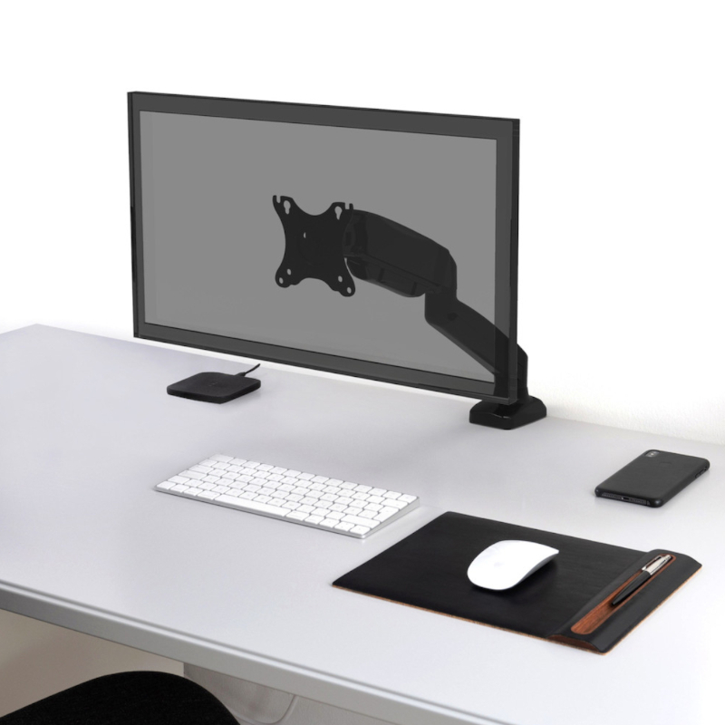 PORT Monitor Arm VESA Single Screen - Black - Image 4