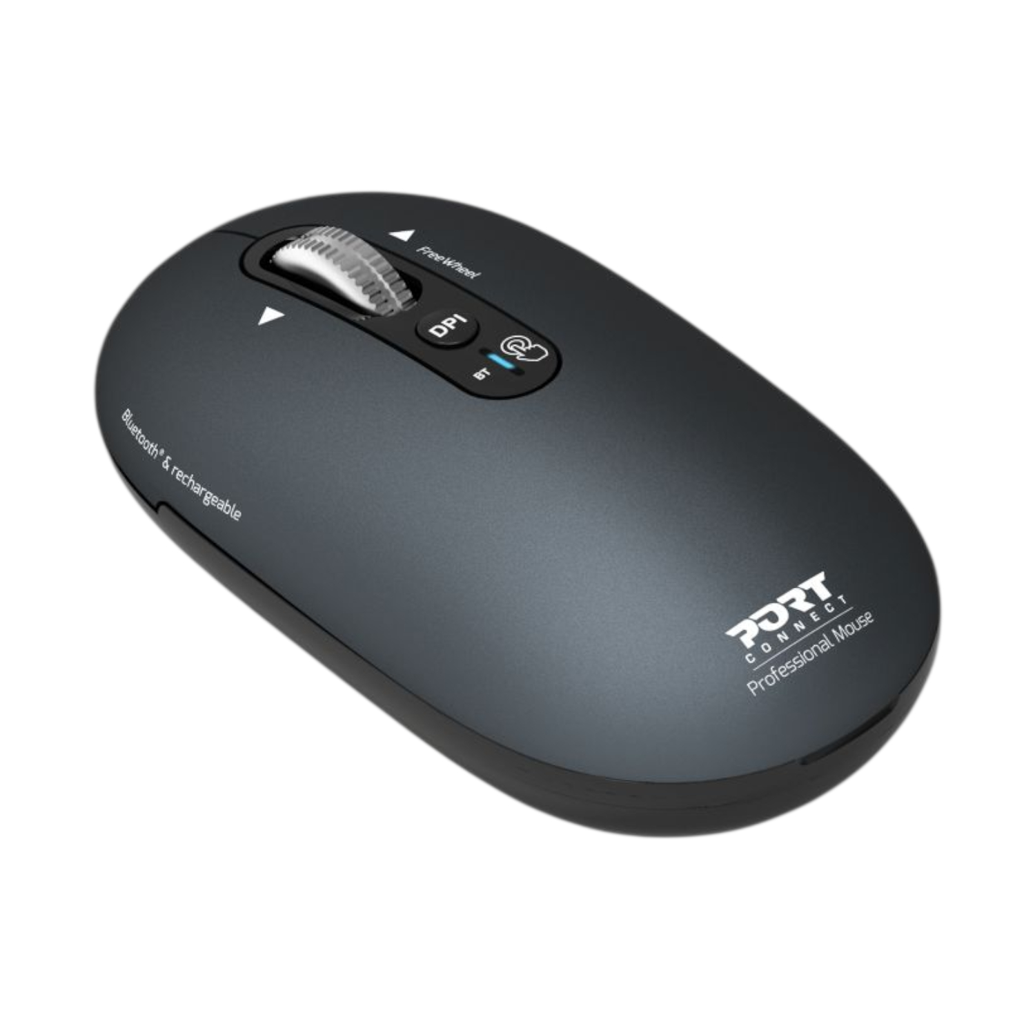 Port Connect PURE MAC Rechargeable Wireless and Bluetooth Mouse - Shadow available in South Africa