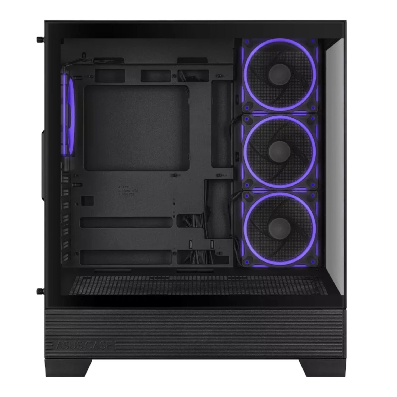 Asus A31 PLUS Mid Tower ATX Chassis - Black - Image 4