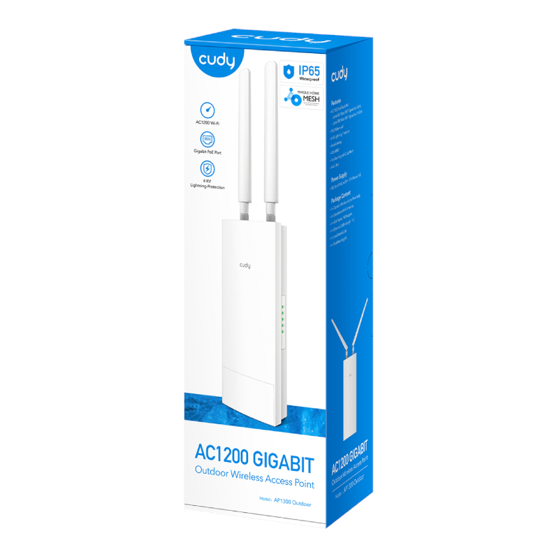 Cudy AC1200 Gigabit Dual Band Ceiling Access Point
- Outdoor - Image 5