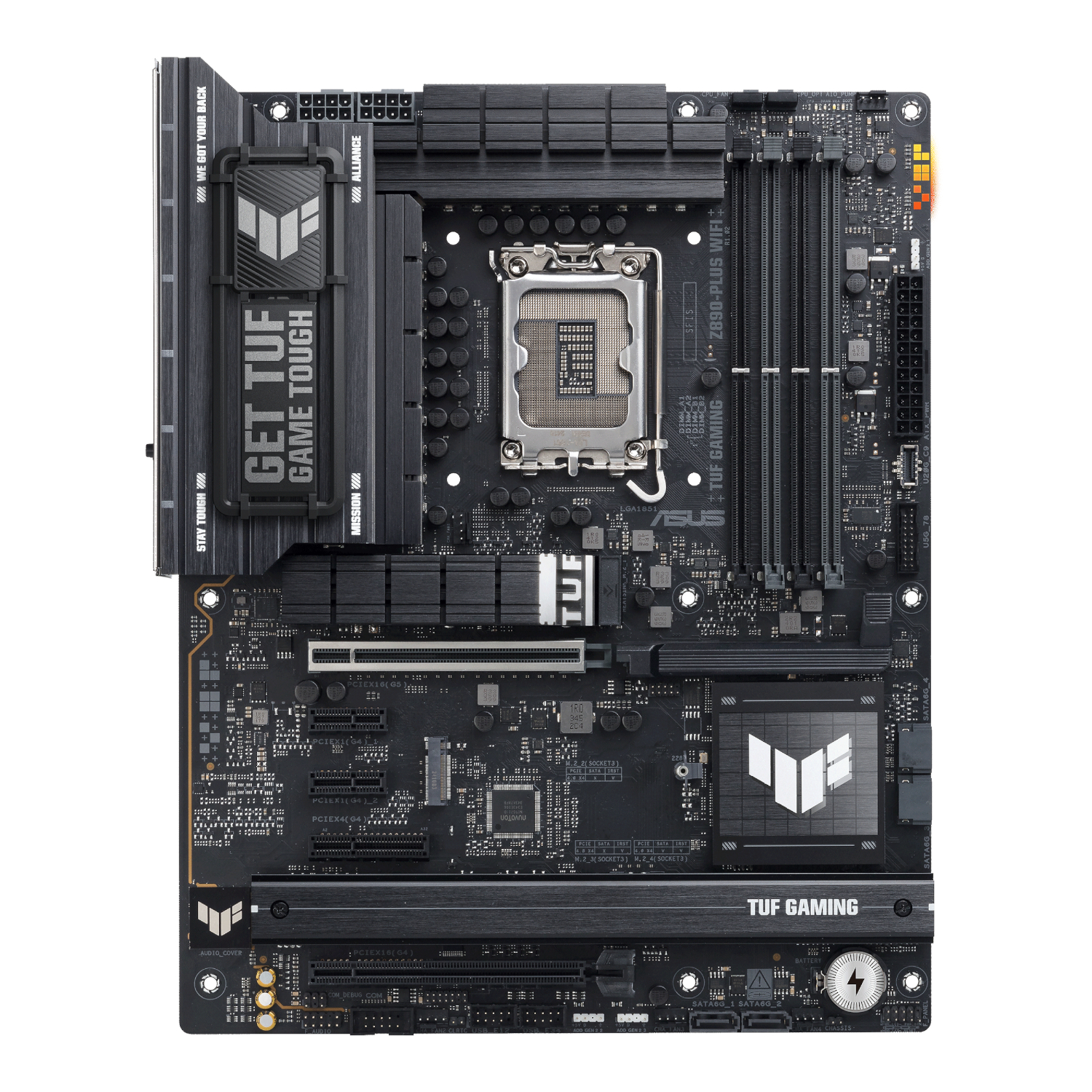 Asus TUF Gaming Z890-PLUS WIFI Intel LGA1851 ATX Gaming Motherboard available in South Africa