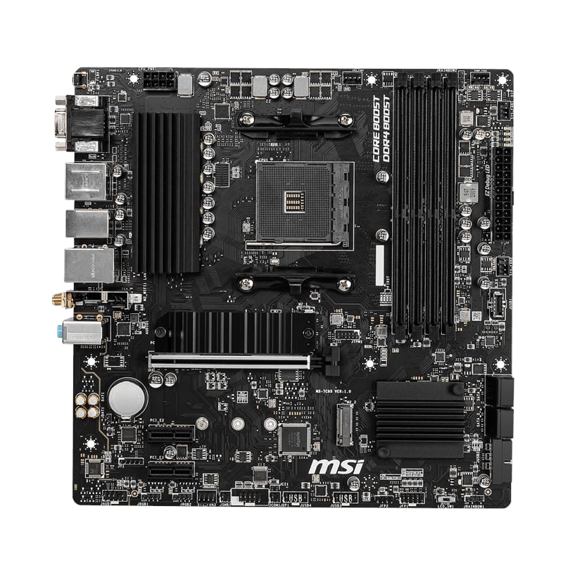 MSI B550M PRO-VDH WIFI AMD AM4 MATX Gaming Motherboard available in South Africa
