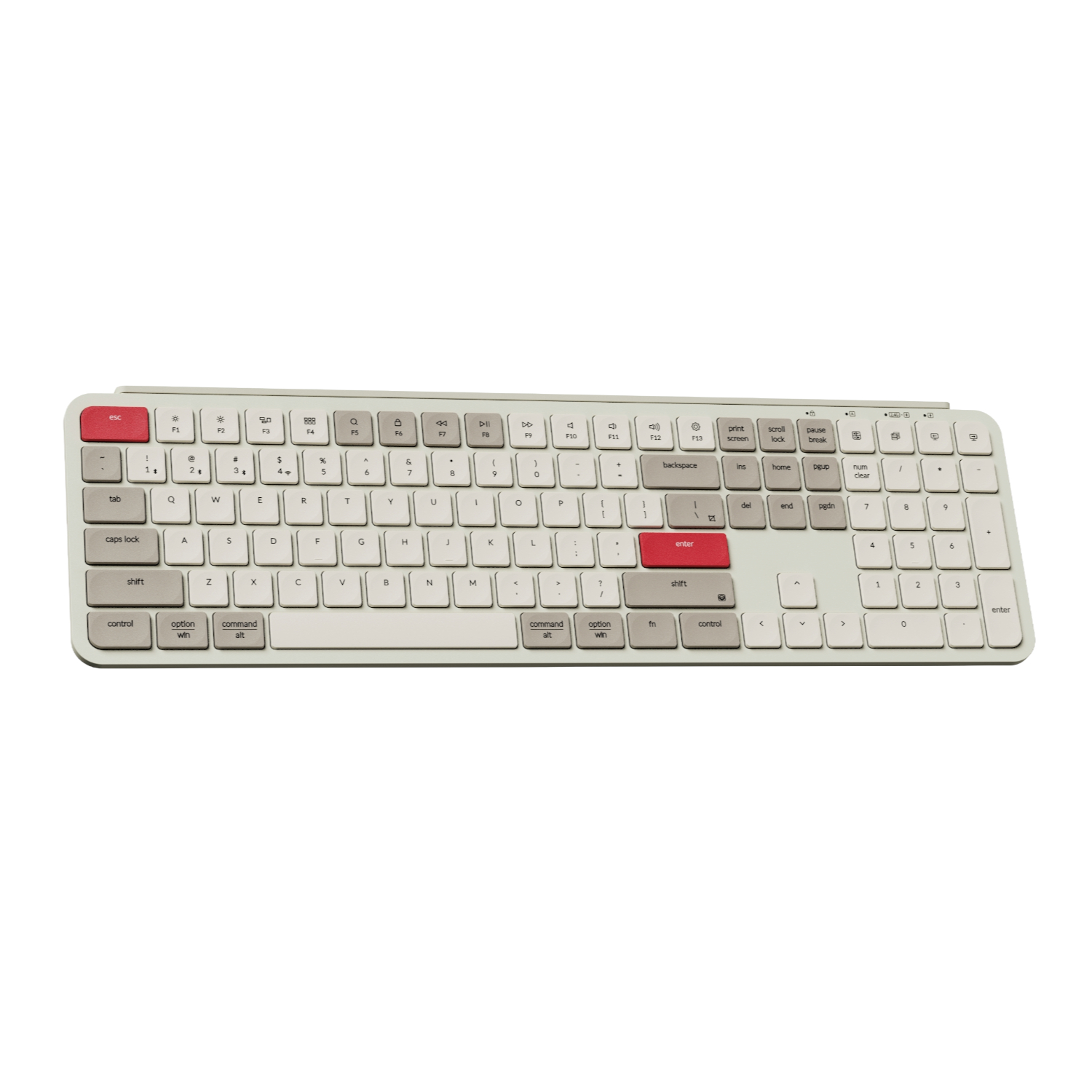 Keychron B6 Pro Ultra-Slim 100% Wireless Keyboard – Retro Red available in South Africa
