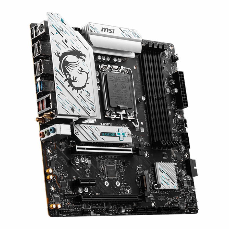 MSI B760M GAMING PLUS WIFI DDR5 Intel LGA1700 M-ATX Gaming Motherboard - Image 4