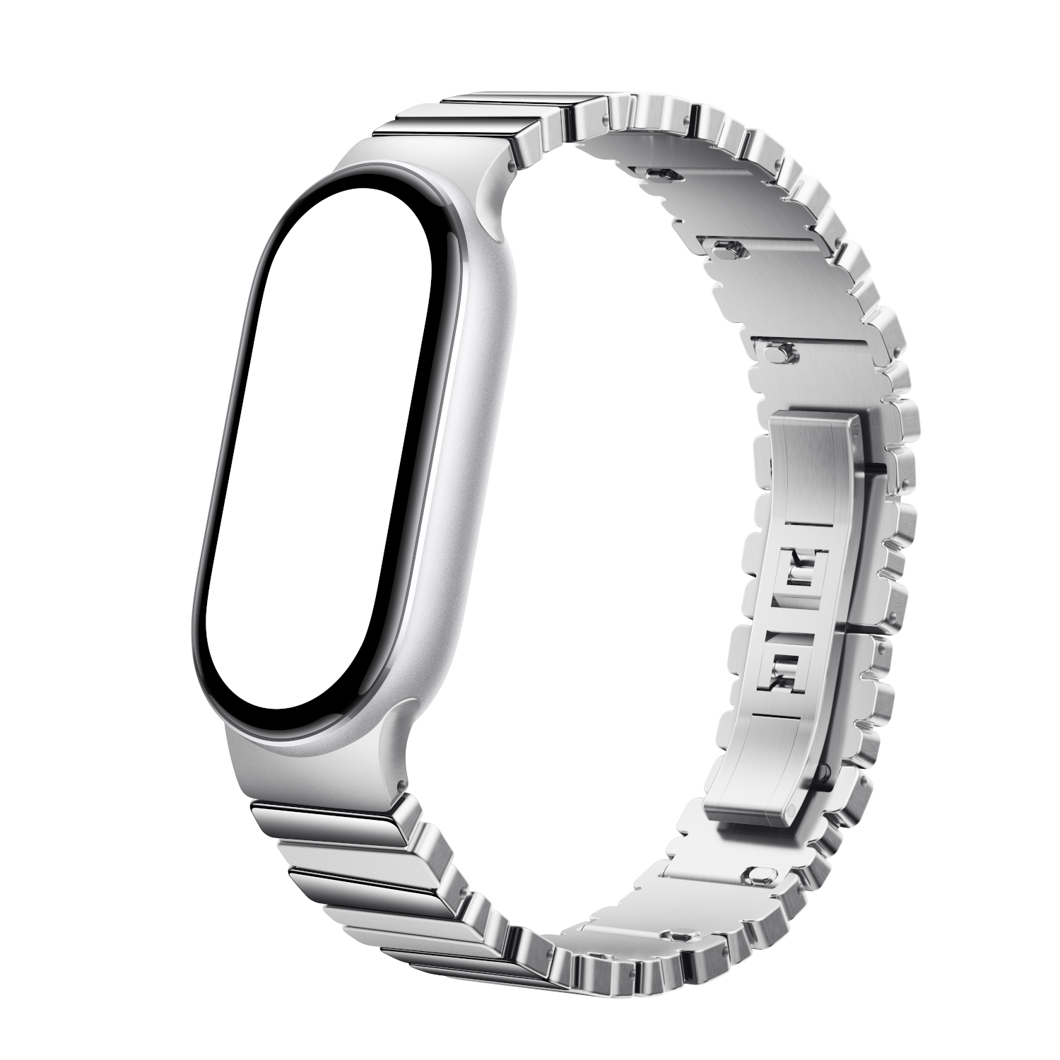 Xiaomi Smart Band 10 Asymmetrical Metal Strap – Silver available in South Africa