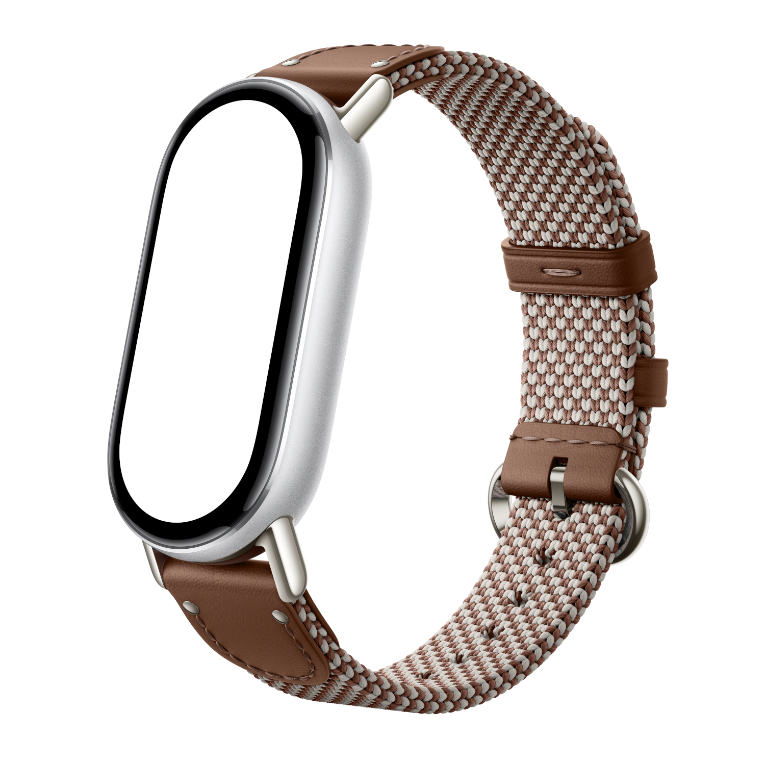 Xiaomi Smart Band 10 Knitted Silk Strap - Feather Brown available in South Africa
