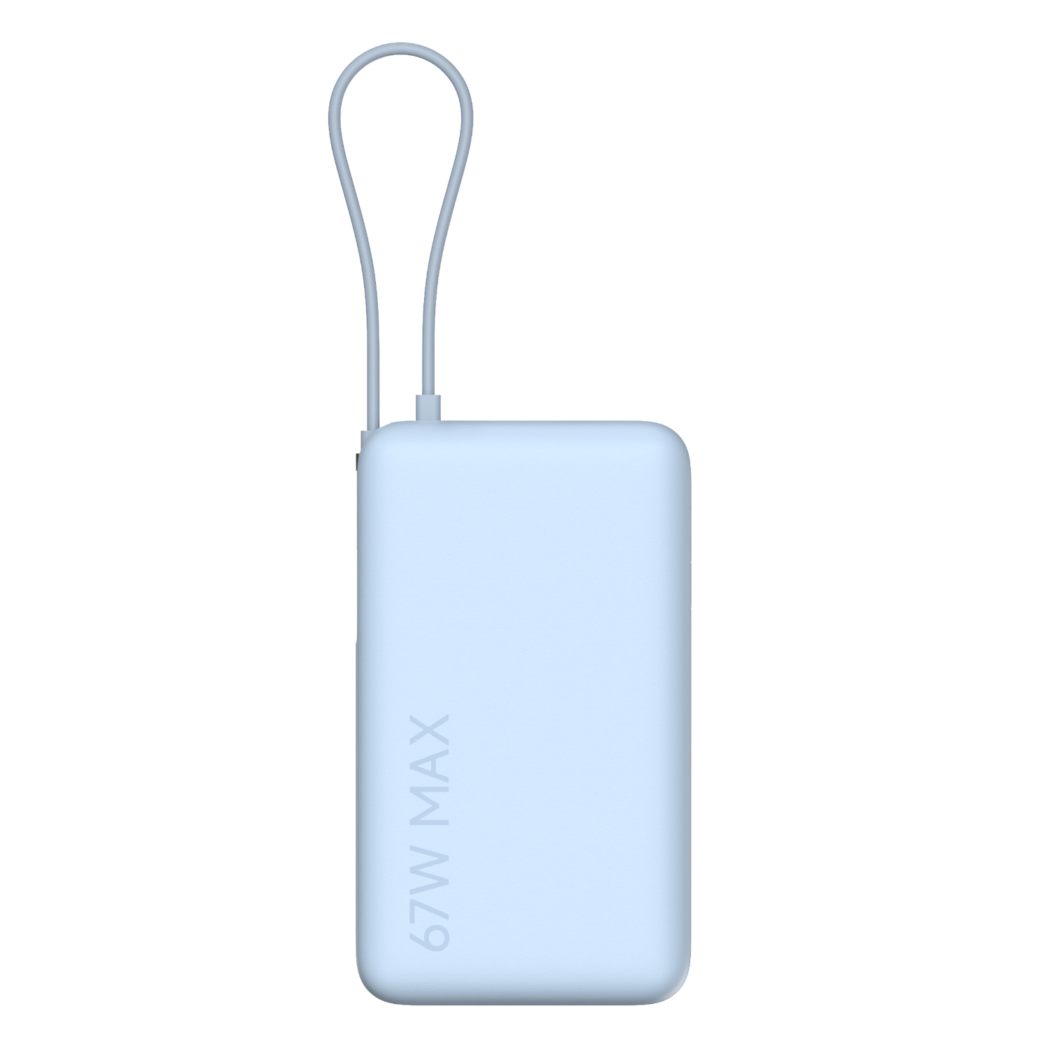 Xiaomi 67W Power Bank 10000mAh (Integrated Cable) - Ice Blue available in South Africa