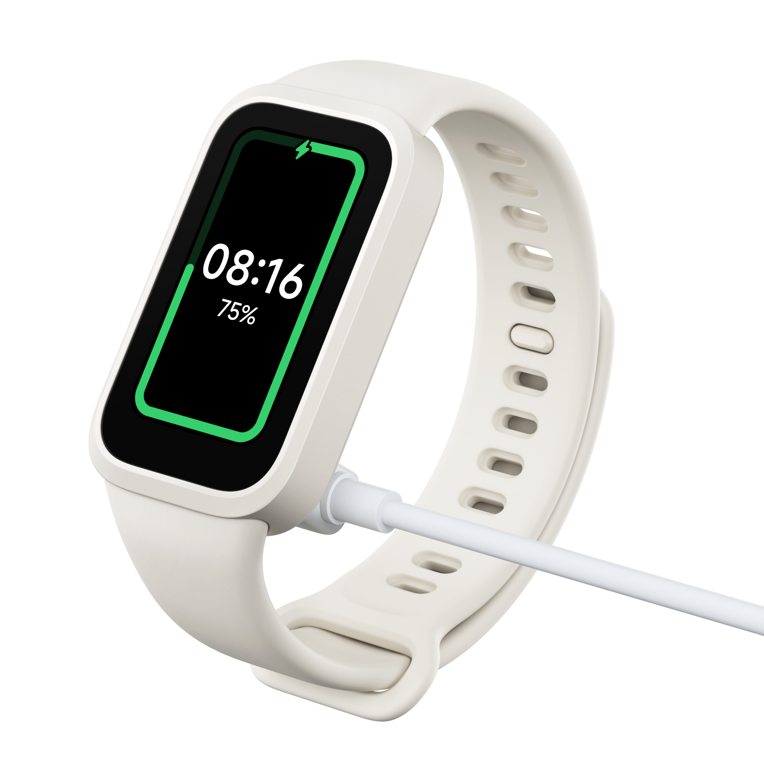 Xiaomi Smart Band 9 Active - Beige White - Image 5