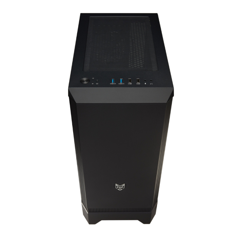 FSP CMT260 ATX Gaming Chassis - Black - Image 5