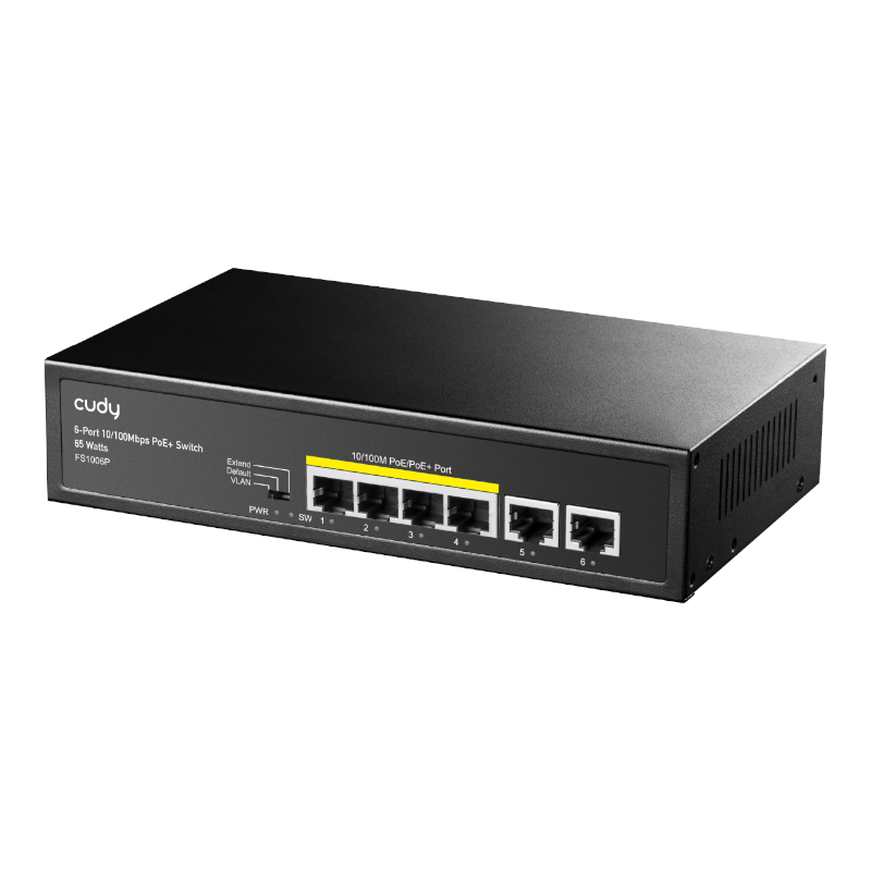 Cudy 6-Port Ethernet Unmanaged Switch - 4 Ports POE available in South Africa