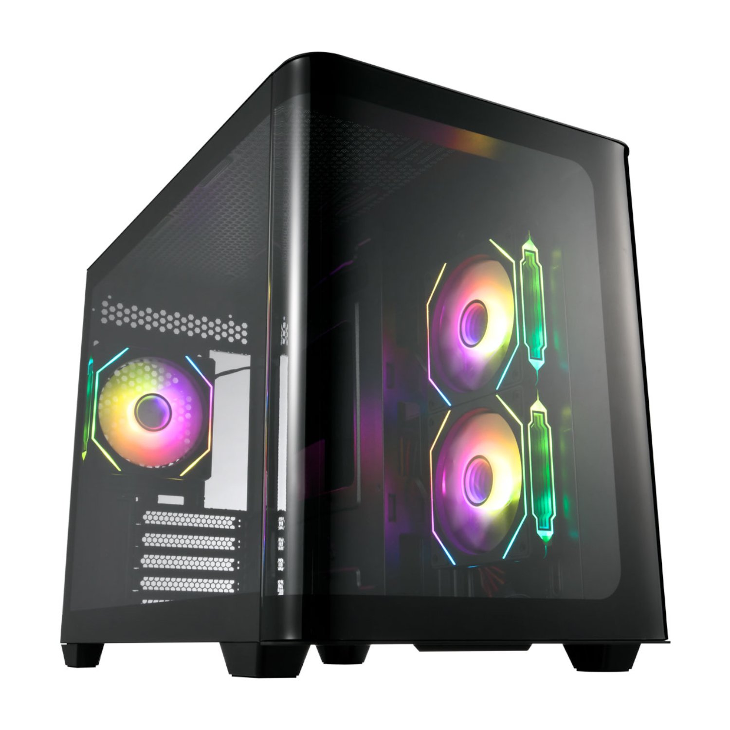 FSP S380 M-ATX ARGB Gaming Chassis and VITA GM 750W Power Supply Bundle available in South Africa
