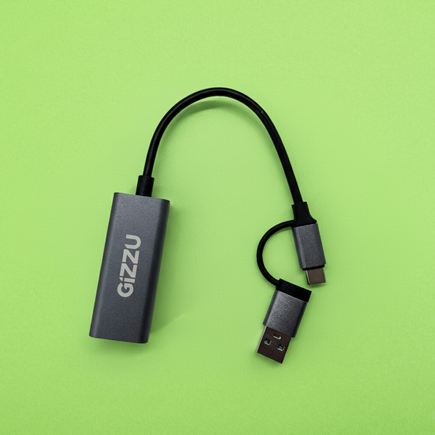 Gizzu High Speed Type-C/A to Gigabit Adapter Poly - Image 4