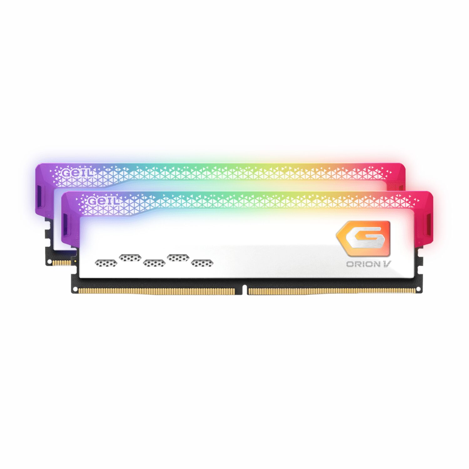 GeIL Orion 32GB Kit(2x16GB) 6000MHz RGB DDR5 RAM - White available in South Africa