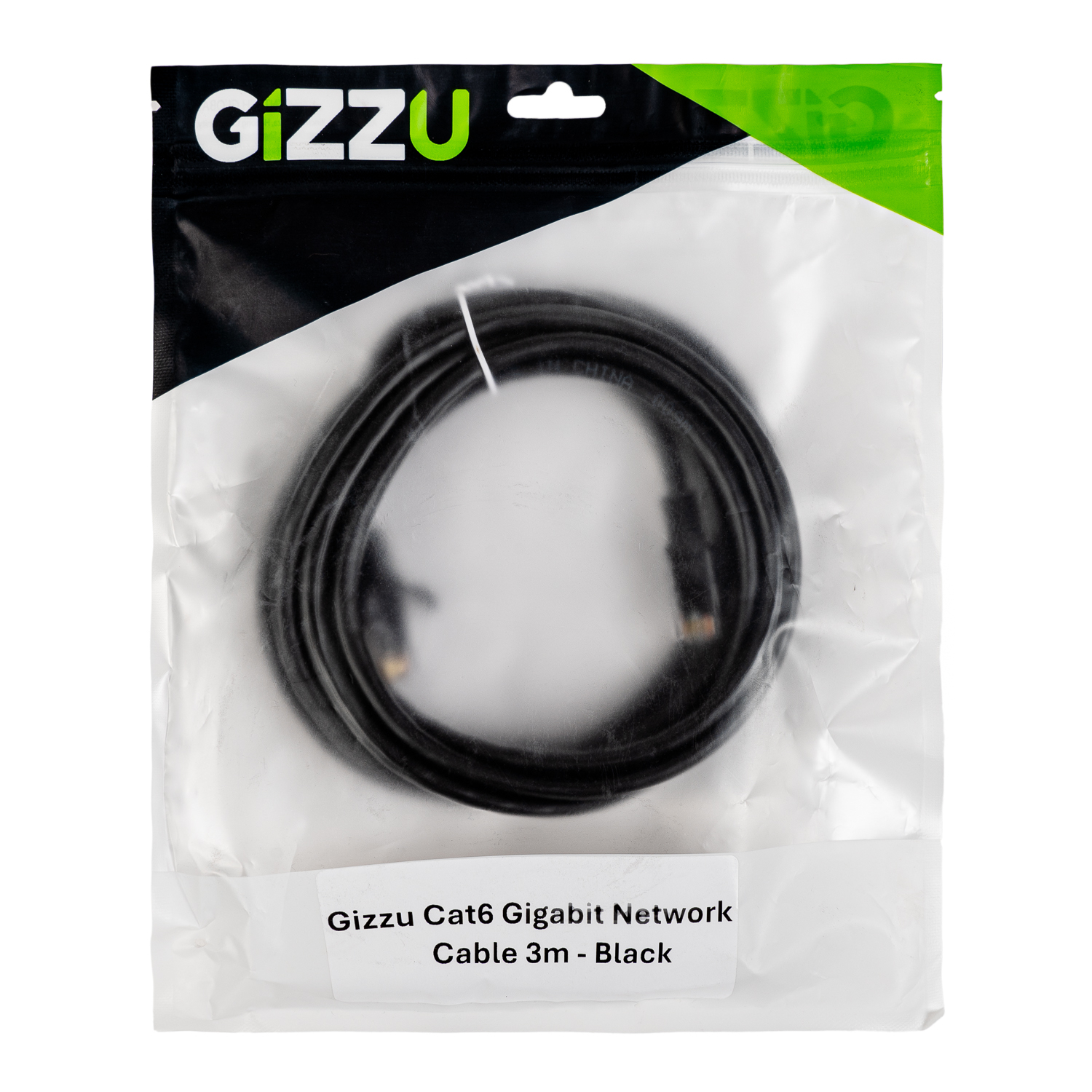 Gizzu Cat6 UTP Fly Lead Ethernet Network Cable 3m – Black - Image 5