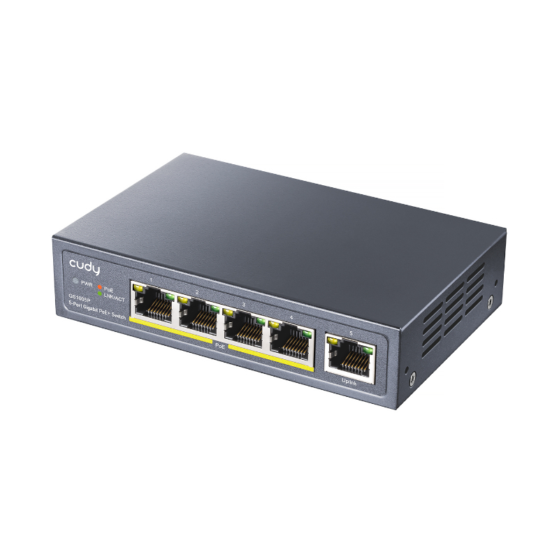 Cudy 5-Port Gigabit PoE+ Unmanaged Switch available in South Africa