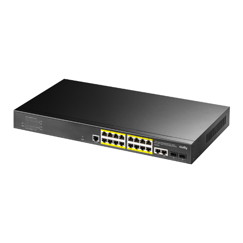 Cudy 16 Port Layer 2 Managed Gigabit PoE Switch available in South Africa