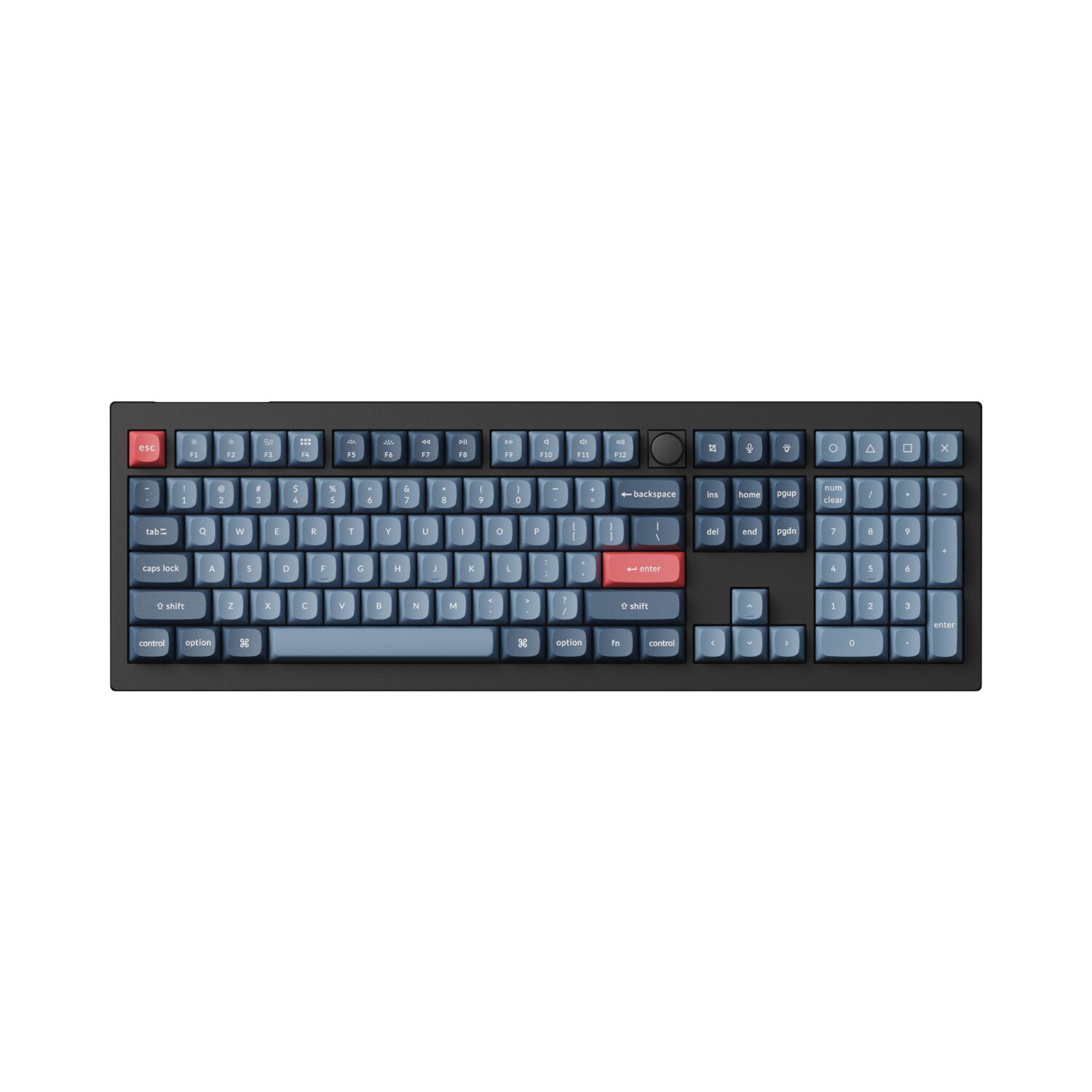 Keychron V6 Max QMK/VIA RED Wireless Custom Mechanical Keyboard | RED Switch - Black available in South Africa