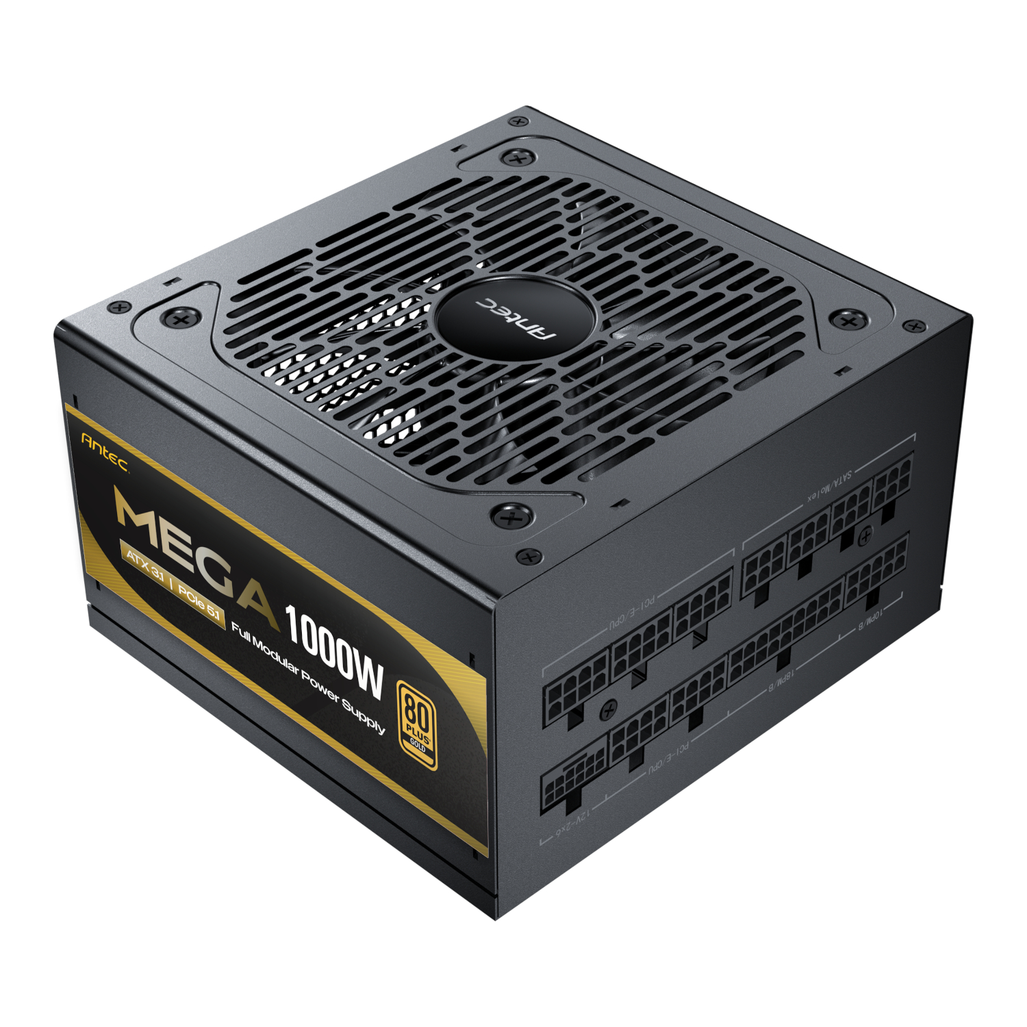 Antec MEGA 1000W 80 PLUS Gold ATX3.1 PCIE5.1 Fully Modular Power Supply available in South Africa