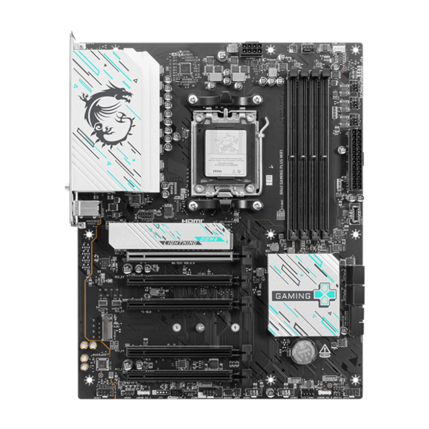 MSI B840 GAMING PLUS WIFI AM5 ATX Gaming Motherboard available in South Africa