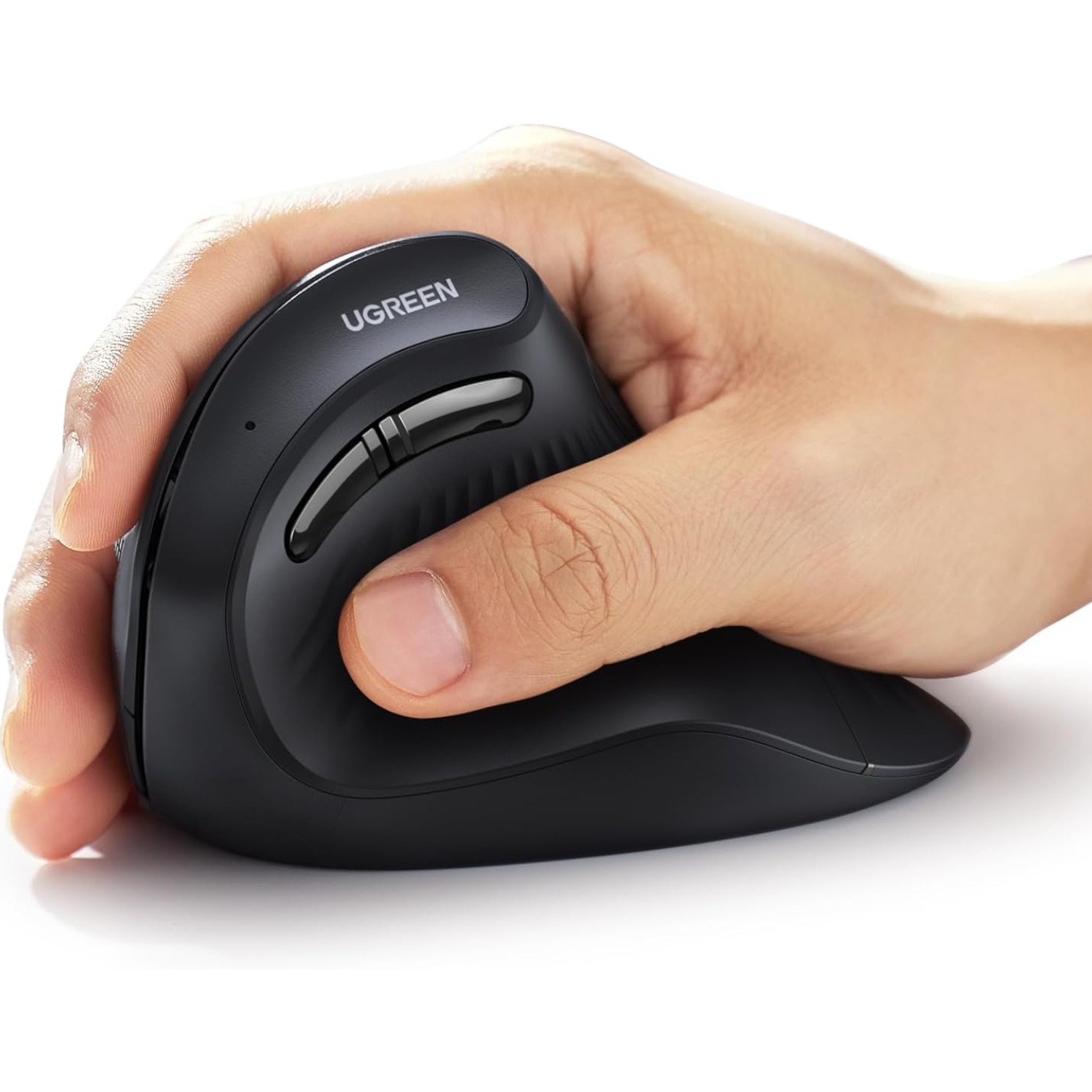 UGREEN Multi-Mode Vertical Mouse Bluetooth and 2.4G Wireless–Black available in South Africa