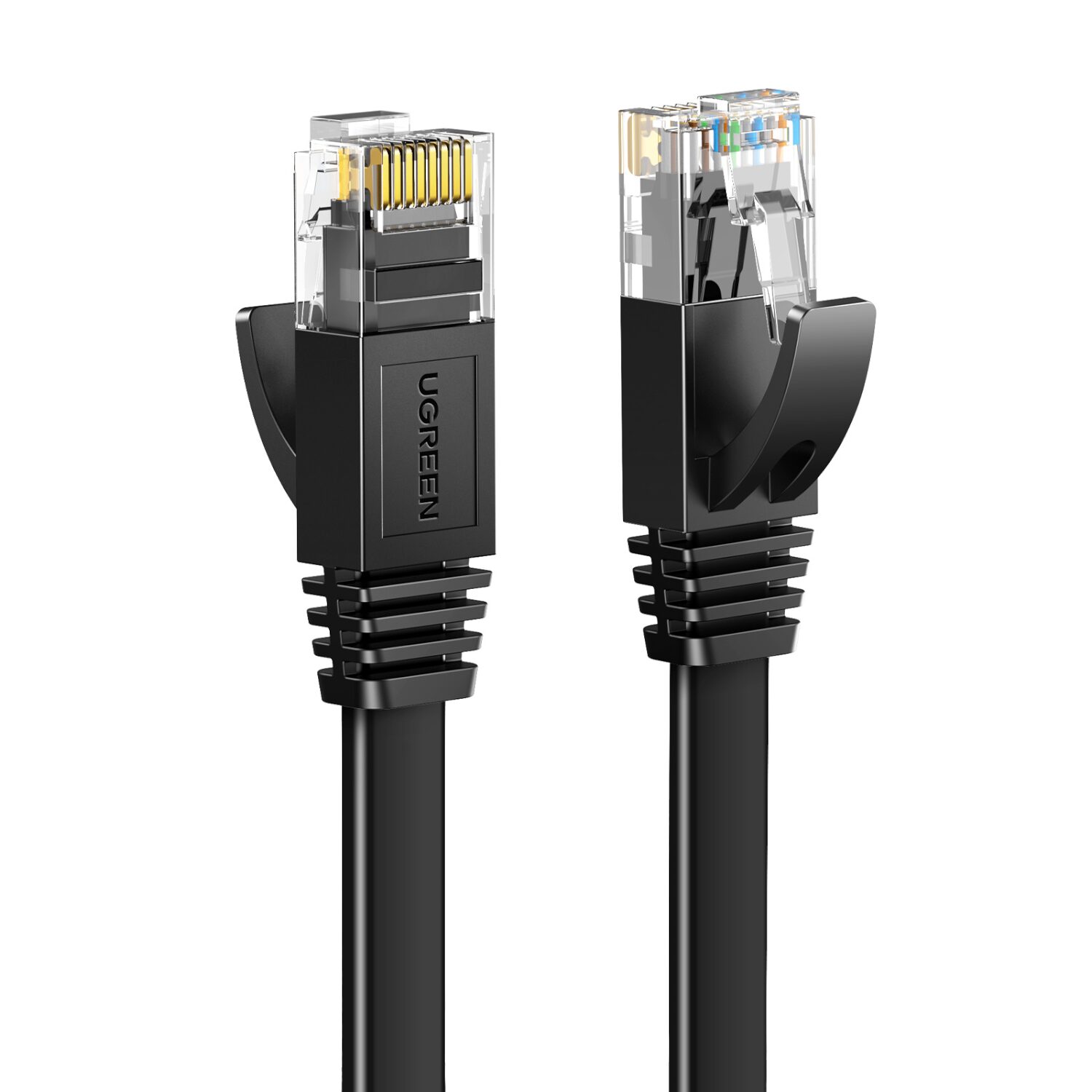 UGREEN NW102 Cat6 U/UTP Flat Ethernet Cable 0.5m - Black available in South Africa
