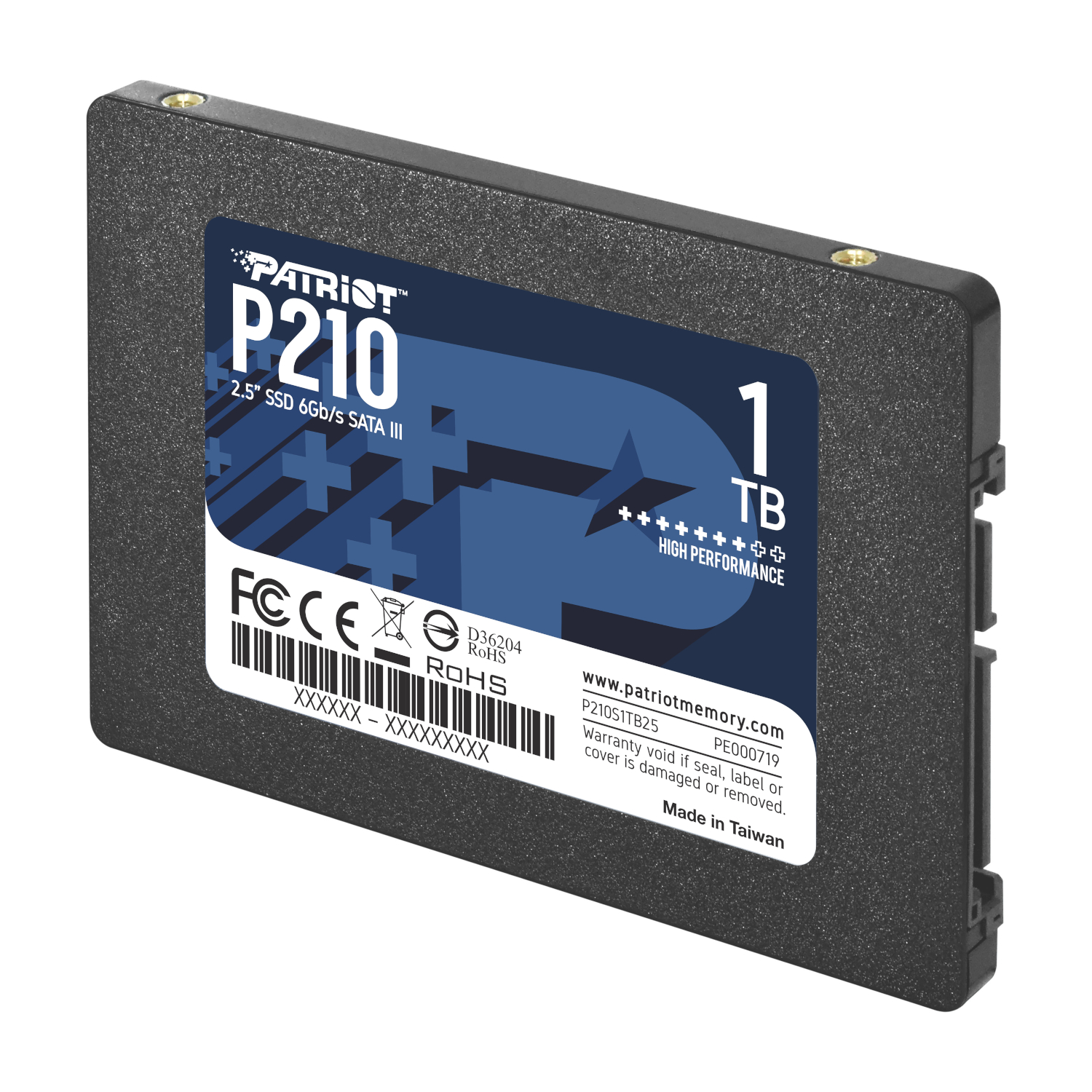 Patriot P210 1TB 2.5 Inch SATAIII SSD available in South Africa