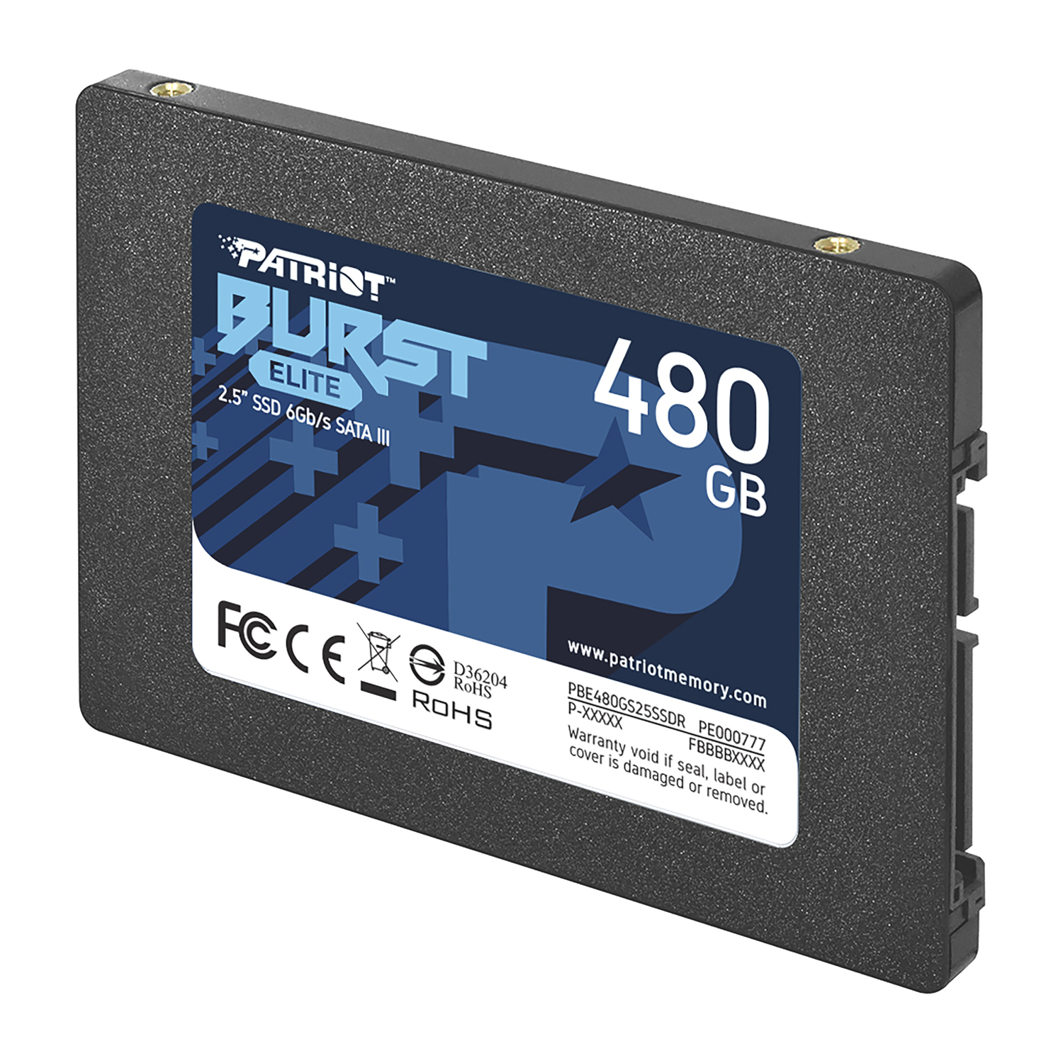 Patriot Burst Elite 480GB 2.5" SATA III SSD available in South Africa