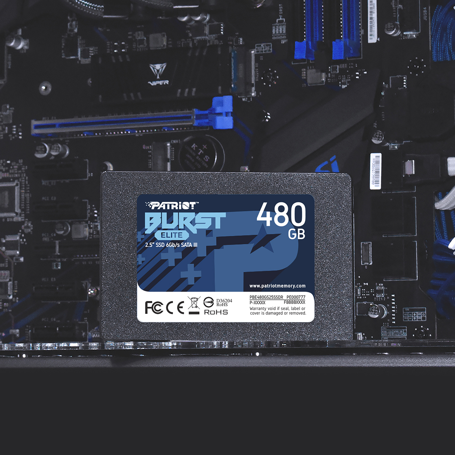 Patriot Burst Elite 480GB 2.5" SATA III SSD - Image 5