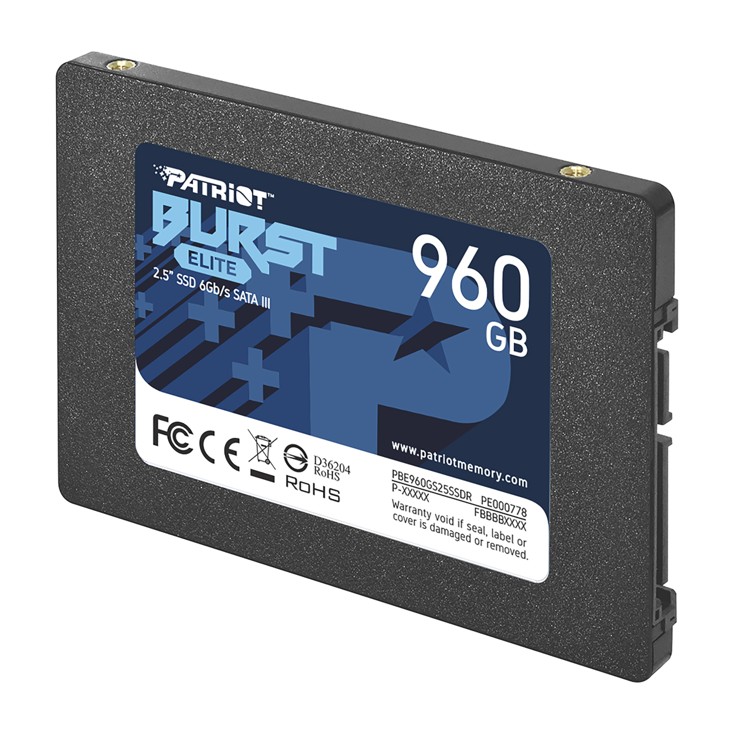 Patriot Burst Elite 960GB 2.5" SATA III SSD available in South Africa