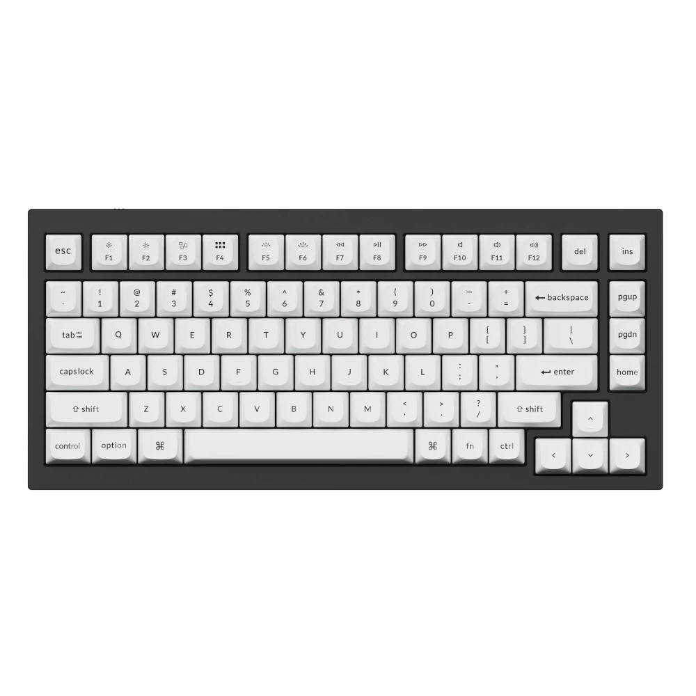 Keychron Double Shot PBT OSA Full Keycap Set - Black/White available in South Africa