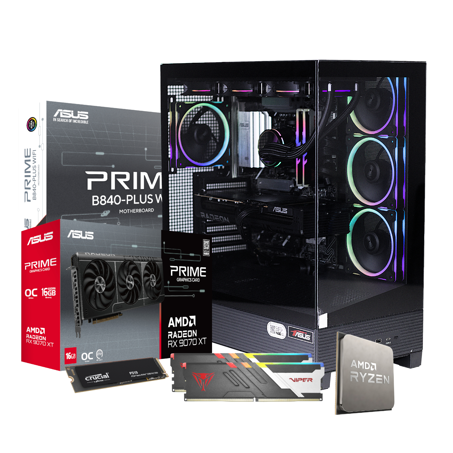 PCBuilder Ryzen 7 7800X3D MAXIMUS Windows 11 Gaming PC available in South Africa