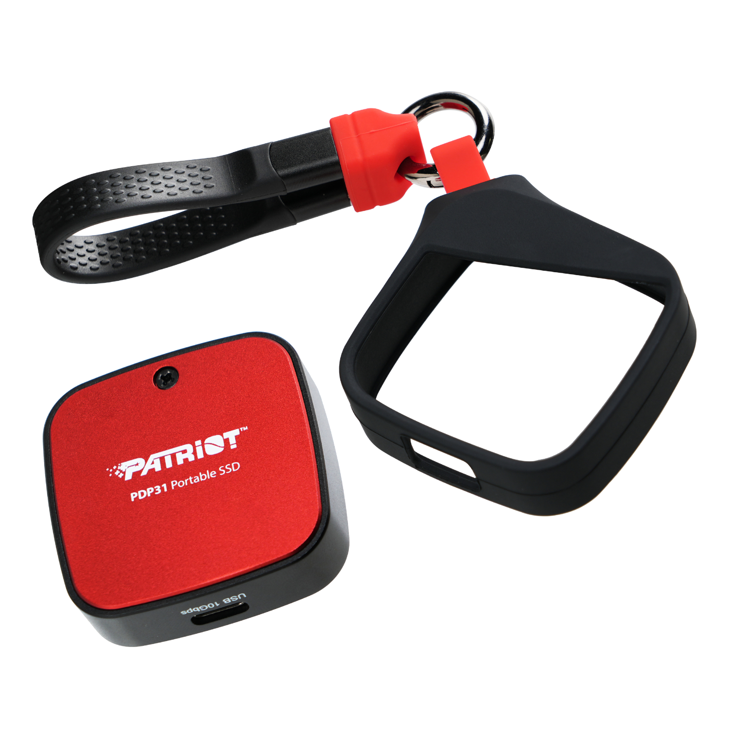 Patriot PDP31 500GB Type-C Portable SSD - Red / Black - Image 5