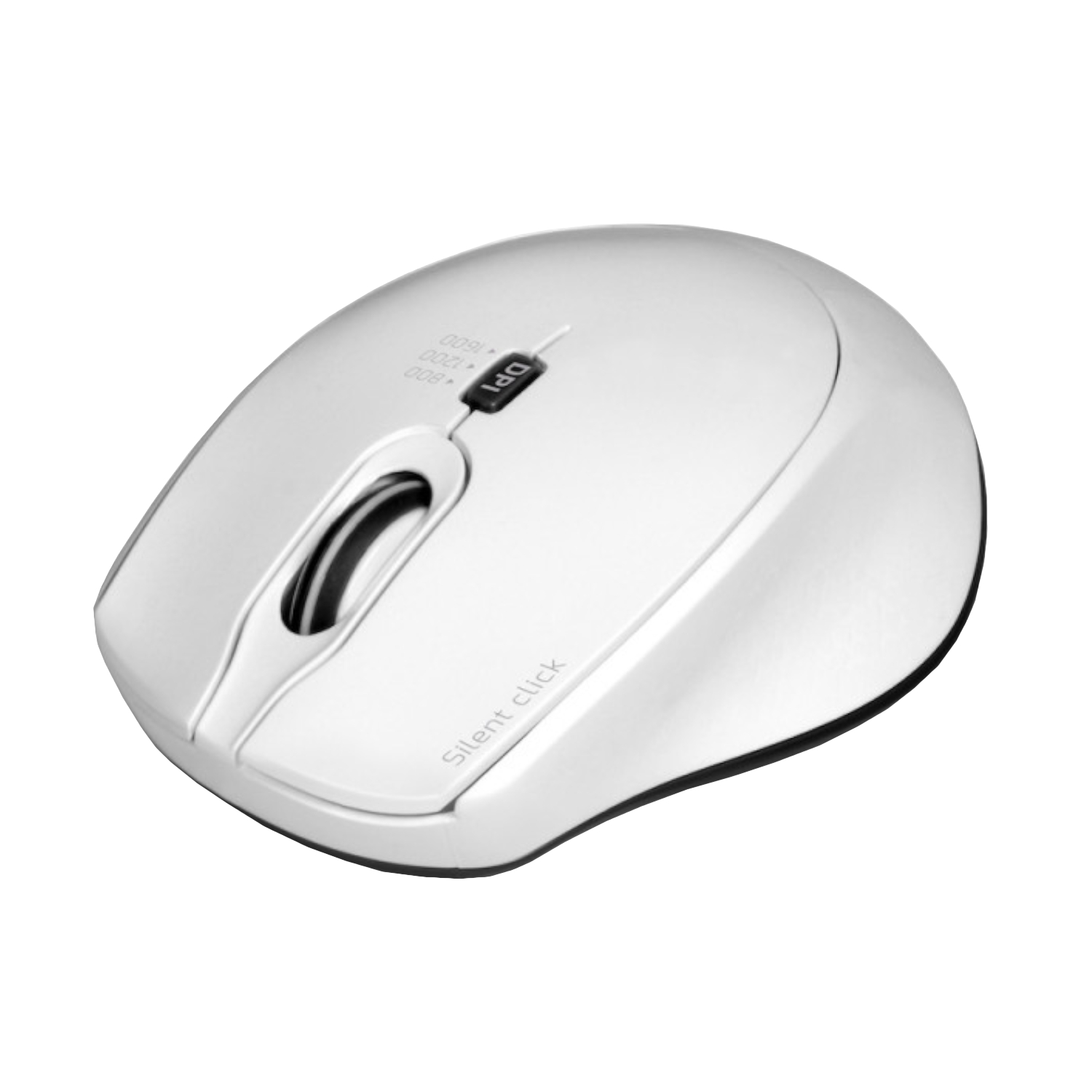 Port Connect Silent 1600DPI 3 Button Wireless Mouse - White available in South Africa