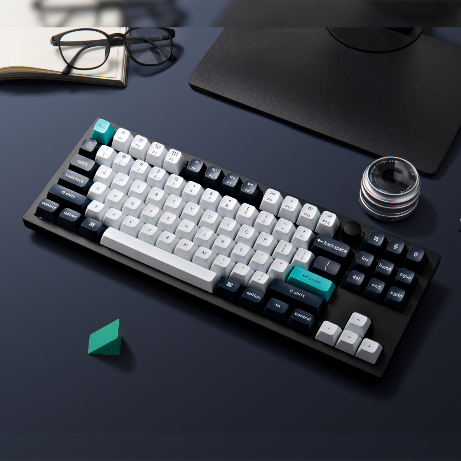 Keychron Q3 Max QMK/VIA 80% Wireless Custom Mechanical Keyboard (Banana Switch) - Carbon Black - Image 4