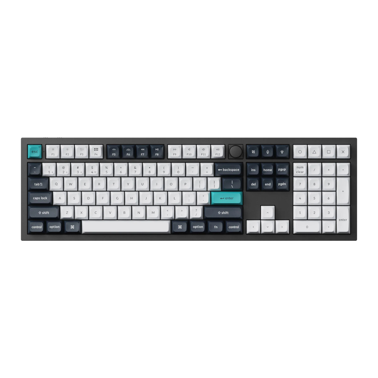 Keychron Q6 Max 100% Full Assembled Knob Red Switch Hot-Swap Gateron Jupiter RGB Wireless Keyboard - Black available in South Africa