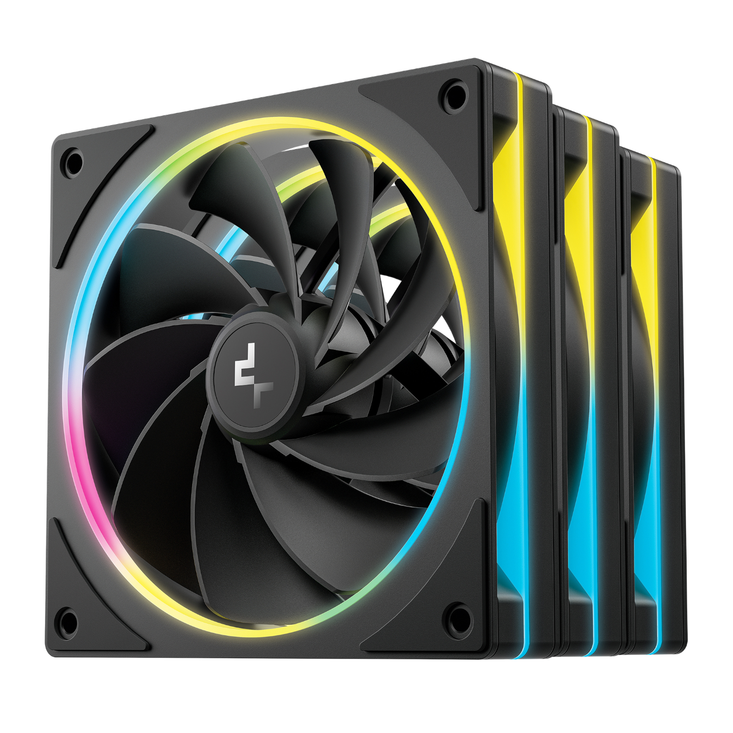 DeepCool FL12R SE 3-in-1 ARGB 120mm PWM 3 Fan Pack - Black available in South Africa