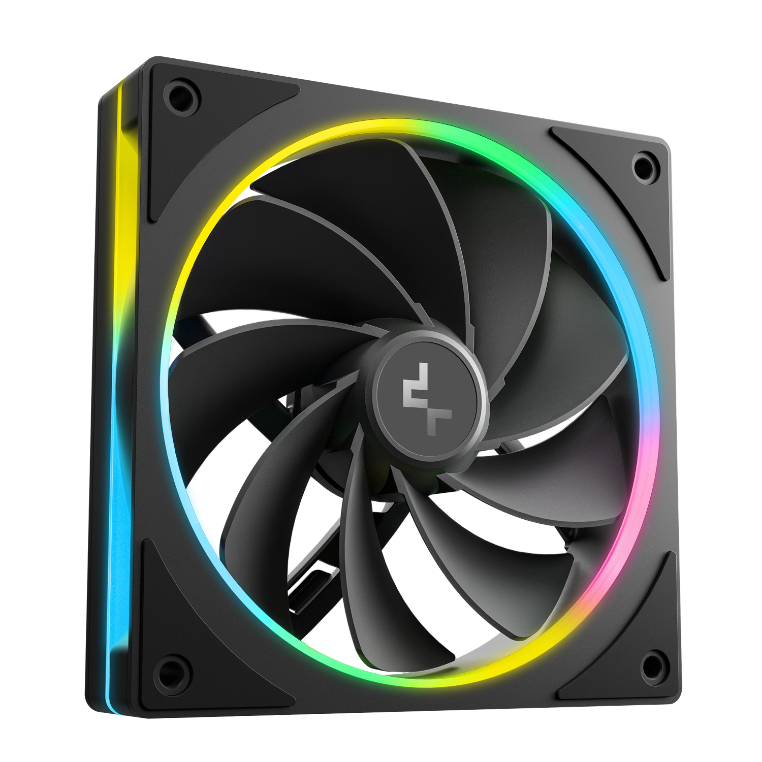 DeepCool FL12R SE 3-in-1 ARGB 120mm PWM 3 Fan Pack - Black - Image 4
