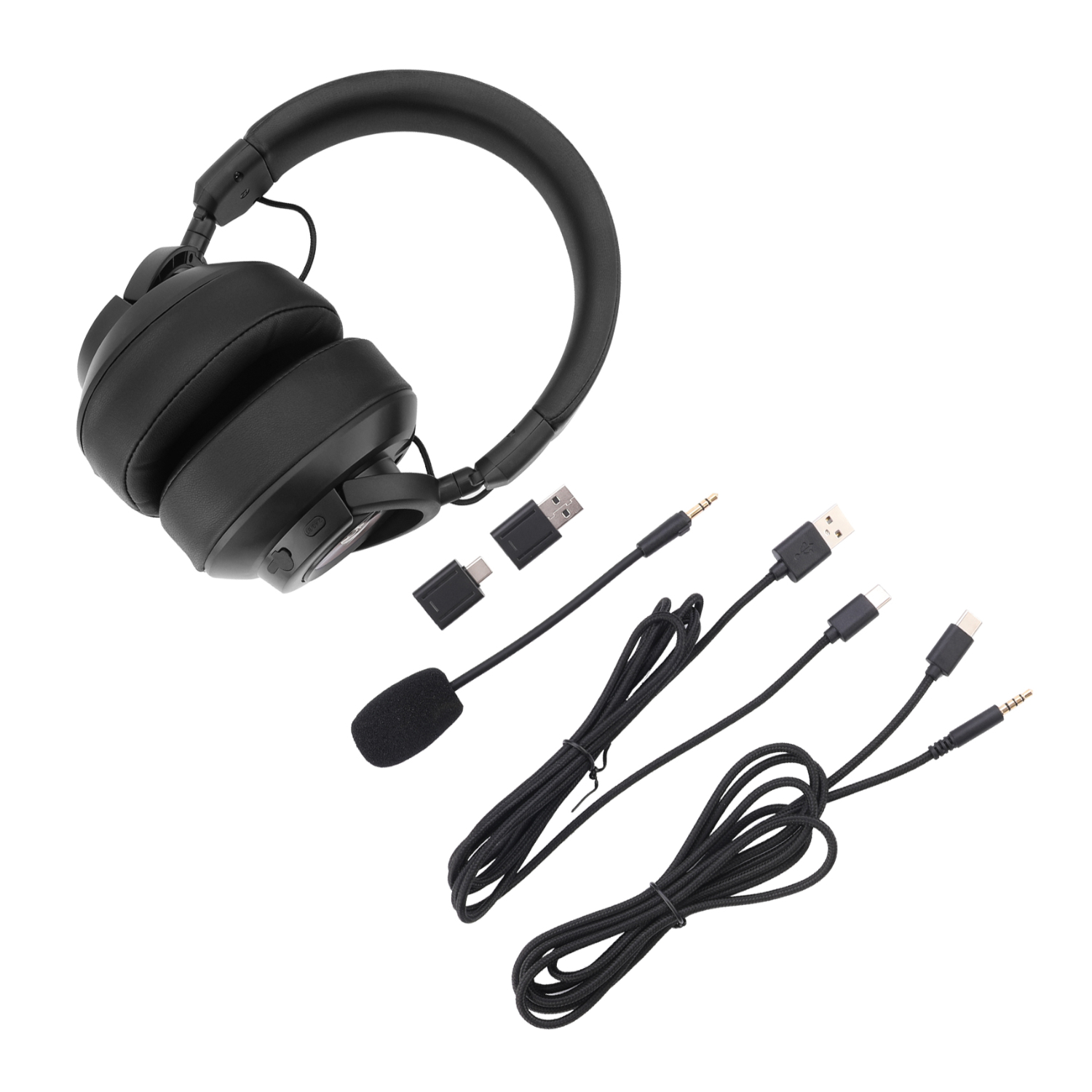Redragon H889 SPECTRA PRO Over-Ear Wireless Headphones - Black - Image 7