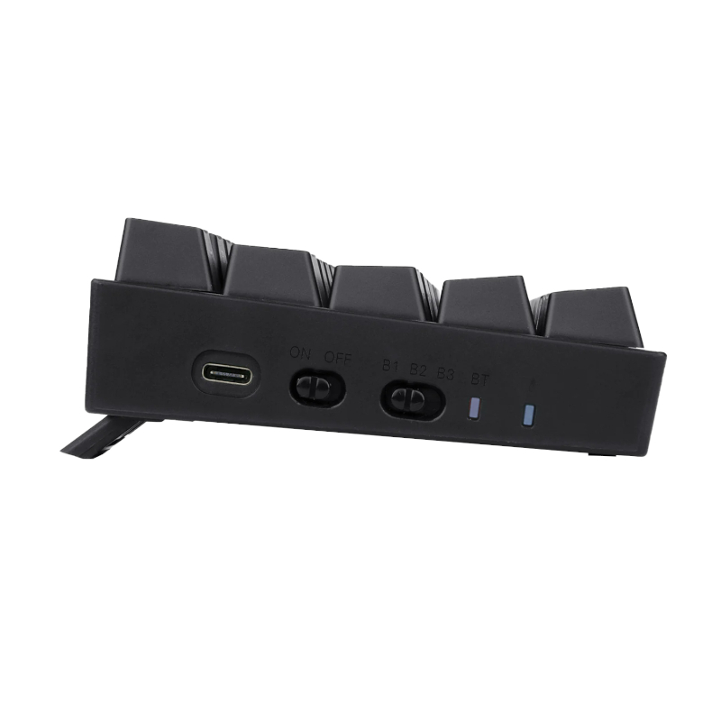 REDRAGON DRACONIC PRO Mechanical 61 Key|Bluetooth 5.0|RGB 9 Colour Modes|Rechargable Battery|Type-C Charging Cable Gaming Keyboard - Black - Image 4